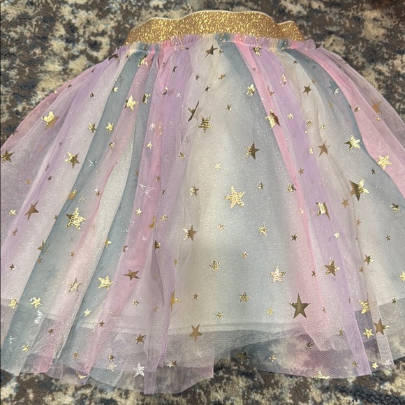 Gold Starry Tulle Skirt - Picture 2 of 5